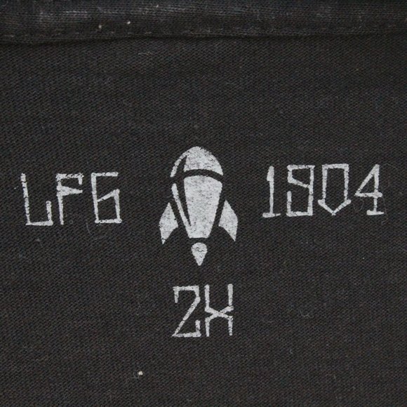 LFG T-shirt Men's Casual Black Short Sleeve Crewneck Motorcycle Graphic 2XL - Picture 6 of 9